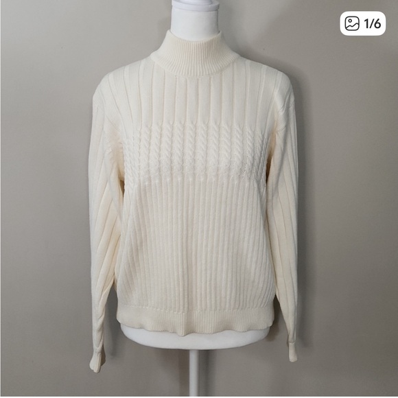 Vintage Lord & Taylor Cableknit Sweater - Picture 1 of 6